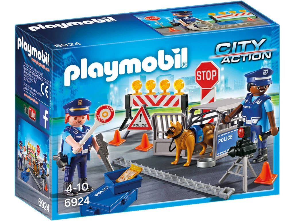 Playmobil Control De Policía 6924 1 Playmobil Control De Policía 6924