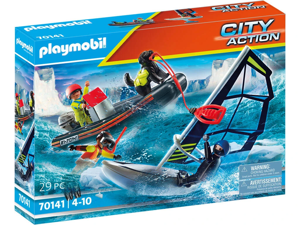 Playmobil Rescate Marítimo Rescate Polar Con Bote 70141 1 Playmobil Rescate Marítimo Rescate Polar Con Bote 70141