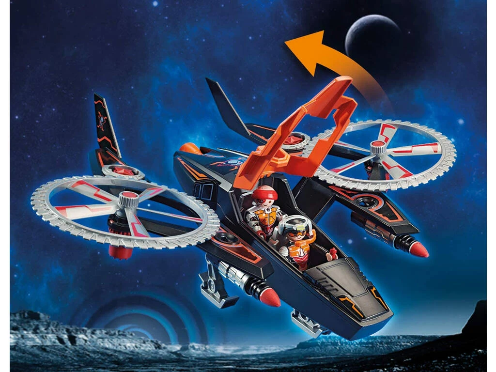 Playmobil Piratas Galacticos Helicoptero 7 Playmobil Piratas Galacticos Helicoptero - Imagen 7