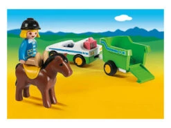 Playmobil 1,2,3 Coche Con Remolque De Caballo Playmobil 70181 -Playmobil Ventas 1999950878g02