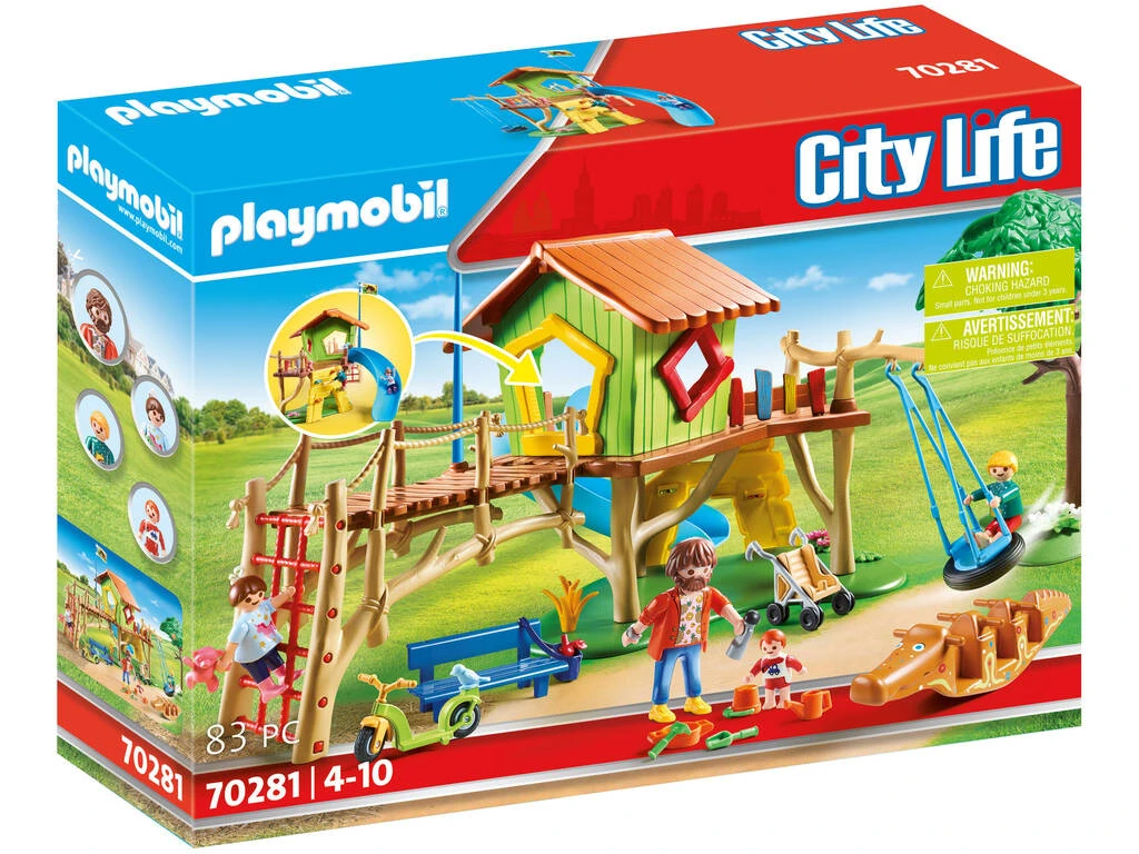 Playmobil City Life Parque Infantil Aventura 70281 1 Playmobil City Life Parque Infantil Aventura 70281