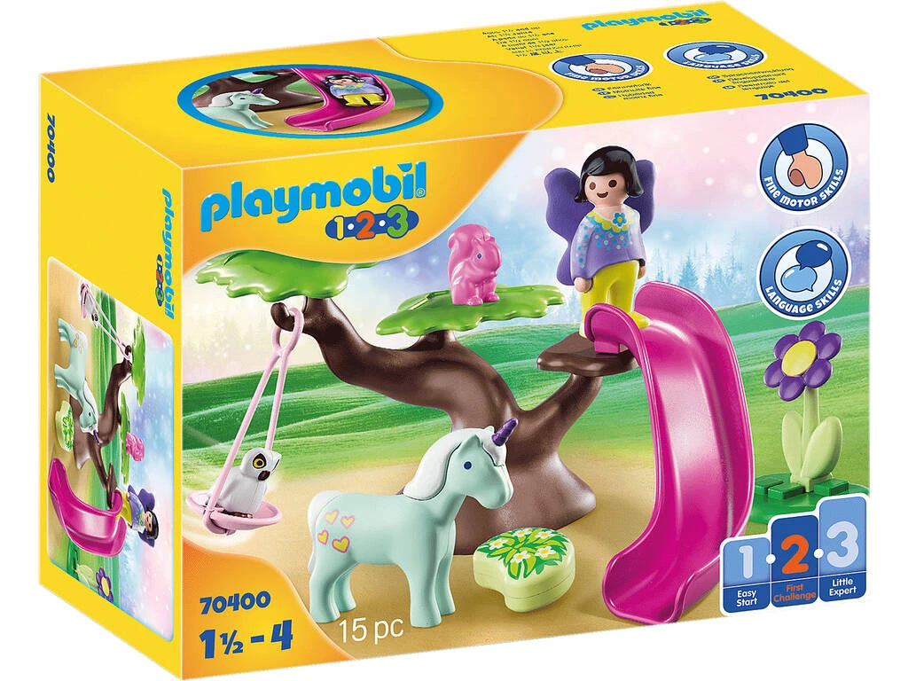 Playmobil 1.2.3 Parque Infantil Hada 70400 1 Playmobil 1.2.3 Parque Infantil Hada 70400