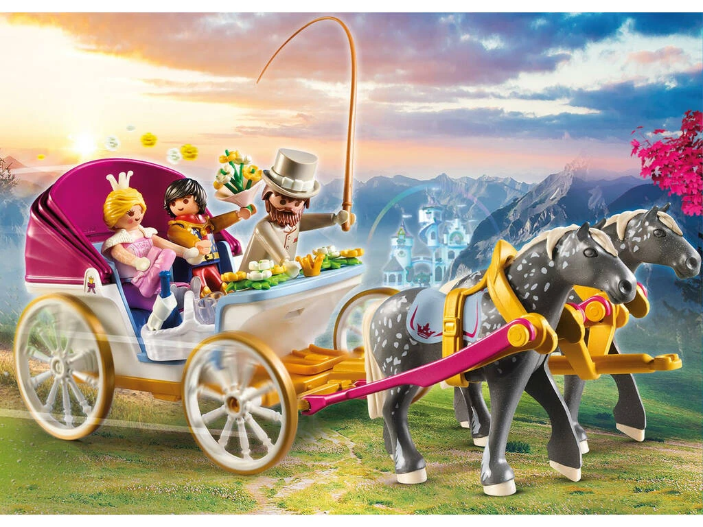 Playmobil Carruaje Romántico Tirado Por Caballos 70449 2 Playmobil Carruaje Romántico Tirado Por Caballos 70449 - Imagen 2