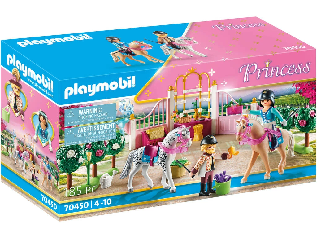 Playmobil Princess Clases De Equitación En El Establo 70450 1 Playmobil Princess Clases De Equitación En El Establo 70450