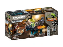 Playmobil Dinos Triceratops Disturbios Por Las Piedras Legendarias 70627