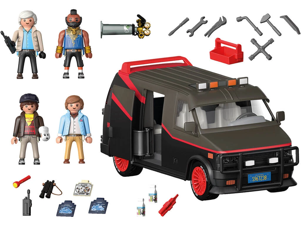 Playmobil La Furgoneta Del Equipo A 70750 2 Playmobil La Furgoneta Del Equipo A 70750 - Imagen 2