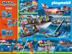 Playmobil Rescate Marítimo Operación Lucha Contra Incendios Con Yate De Rescate 70140 11 Playmobil Rescate Marítimo Operación Lucha Contra Incendios Con Yate De Rescate 70140 -Playmobil Ventas 1999962507g02
