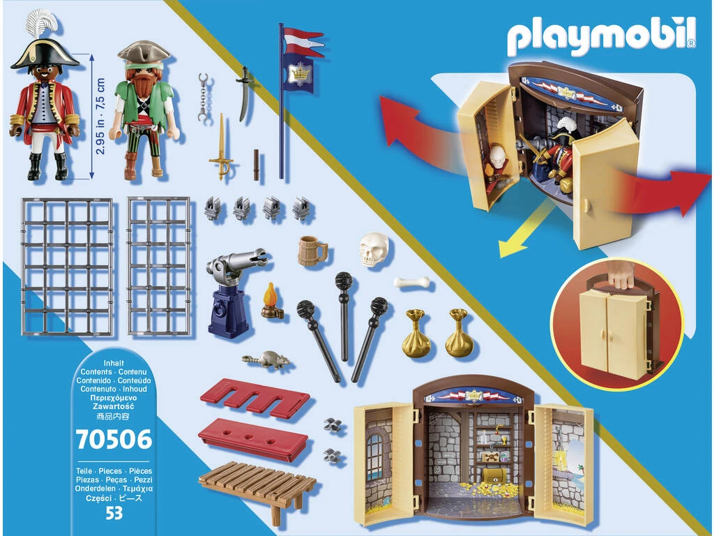 Playmobil Cofre Aventura Pirata 70506 4 Playmobil Cofre Aventura Pirata 70506 - Imagen 4