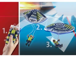 Playmobil Policía Paracaídas Persecución Del Vehículo Anfibio 70781 -Playmobil Ventas 1999962596g04