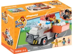 Playmobil D.O.C. Vehículo De Emergencia Ambulancia 70916