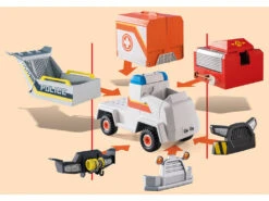 Playmobil D.O.C. Vehículo De Emergencia Ambulancia 70916 -Playmobil Ventas 1999962632g06