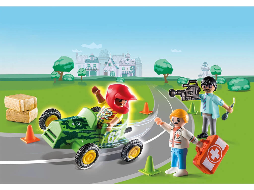 Playmobil D.O.C. Acción Ambulancia Ayuda Al Piloto De Carreras 70919 2 Playmobil D.O.C. Acción Ambulancia Ayuda Al Piloto De Carreras 70919 - Imagen 2