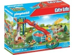 Playmobil Casa Moderna Fiesta En La Piscina Con Tobogán 70987