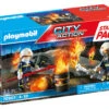 Playmobil Starter Pack Simulacro De Incendio 70907