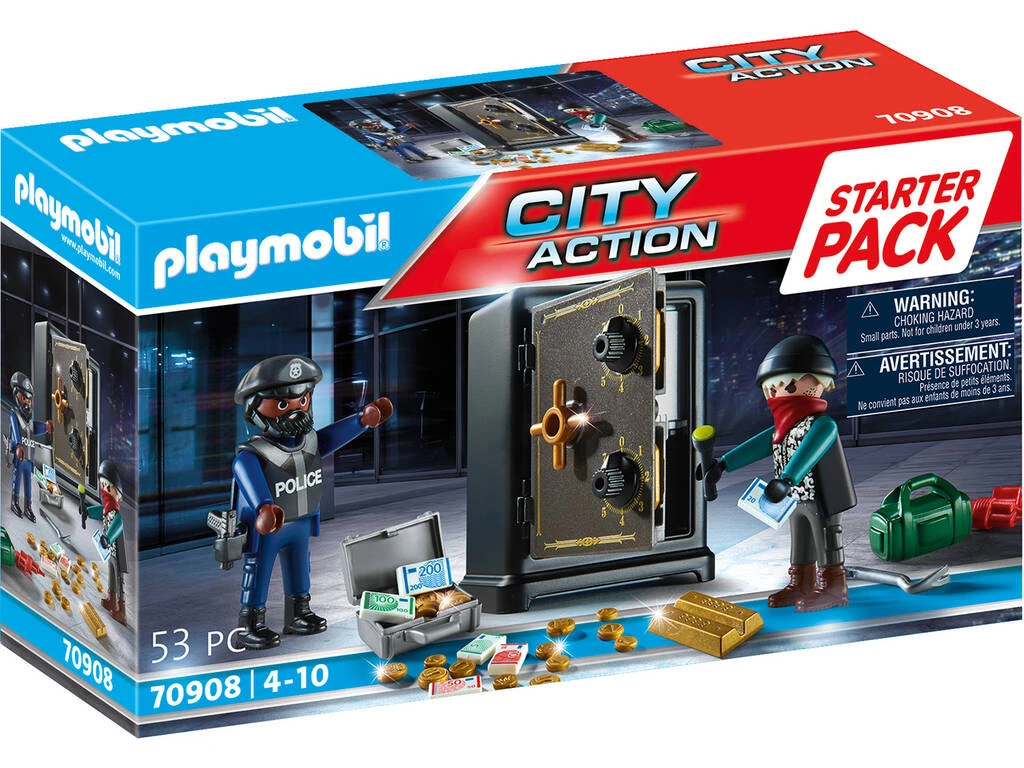 Playmobil Starter Pack Caja Fuerte 70908 1 Playmobil Starter Pack Caja Fuerte 70908