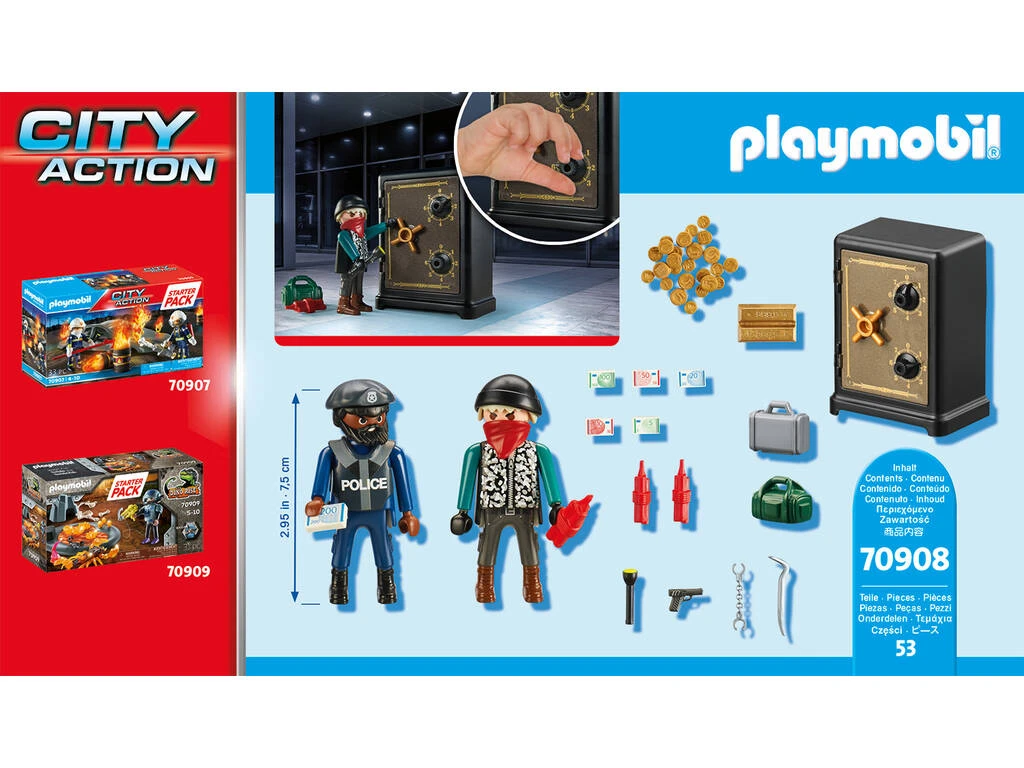 Playmobil Starter Pack Caja Fuerte 70908 4 Playmobil Starter Pack Caja Fuerte 70908 - Imagen 4