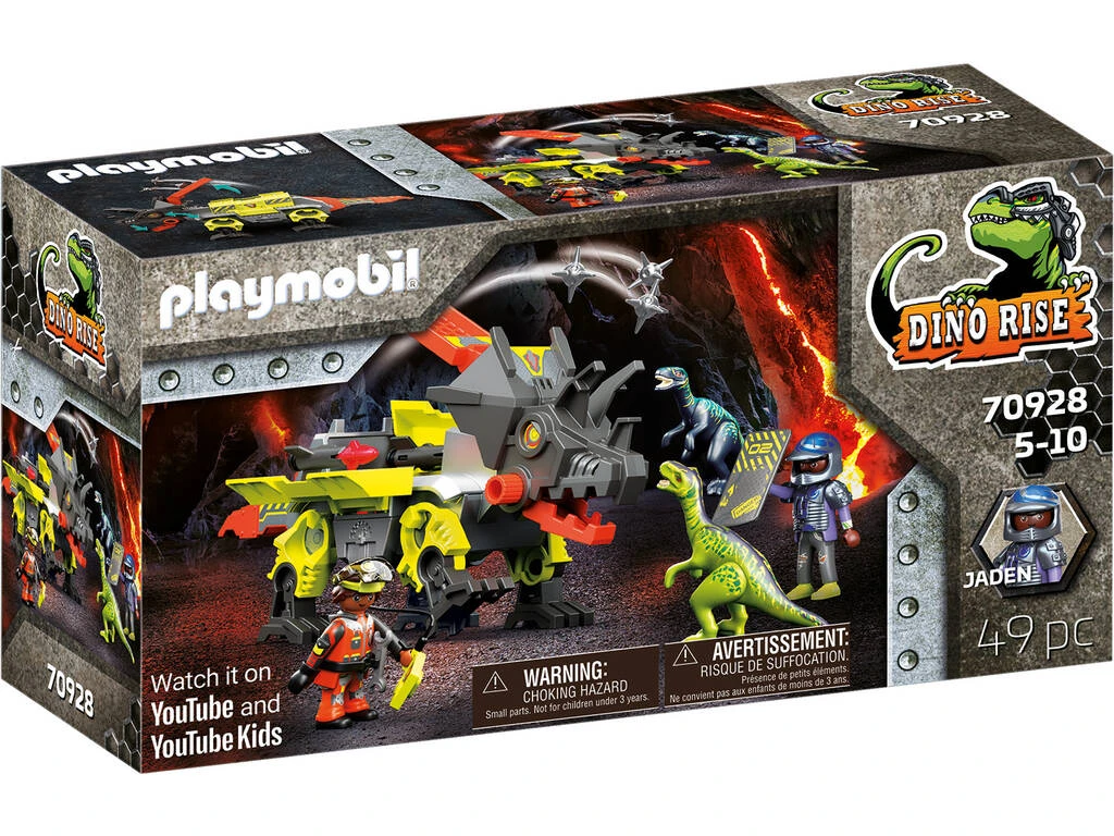 Playmobil Dino Rise Robo-Dino Máquina De Combate 70928 1 Playmobil Dino Rise Robo-Dino Máquina De Combate 70928