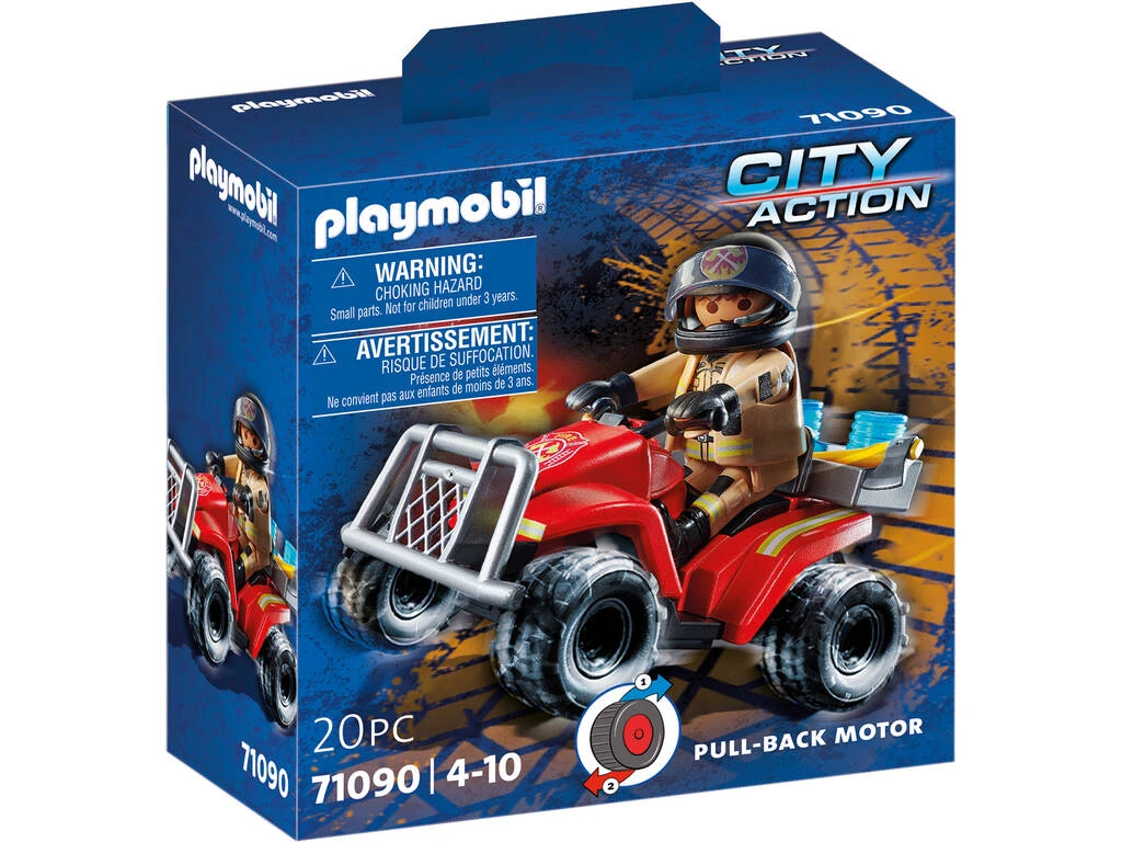 Playmobil Bomberos Speed Quad 71090 1 Playmobil Bomberos Speed Quad 71090