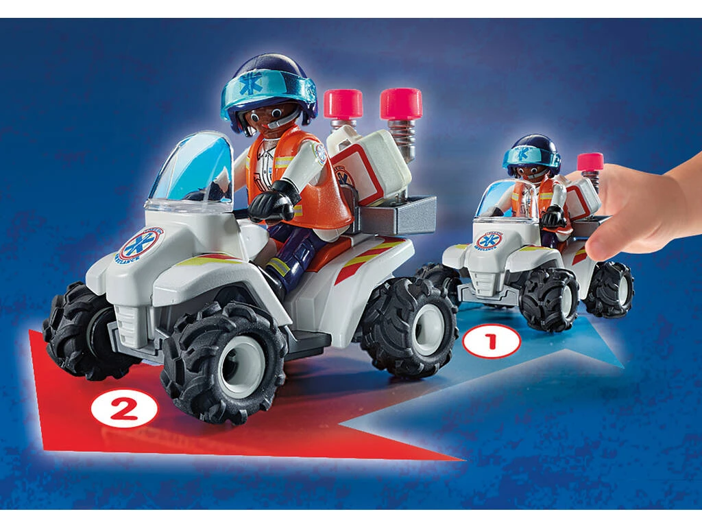 Playmobil Rescate Speed Quad 71091 3 Playmobil Rescate Speed Quad 71091 - Imagen 3
