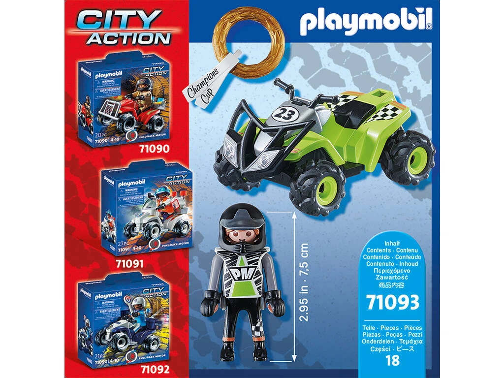 Playmobil Carreras Speed Quad 71093 4 Playmobil Carreras Speed Quad 71093 - Imagen 4