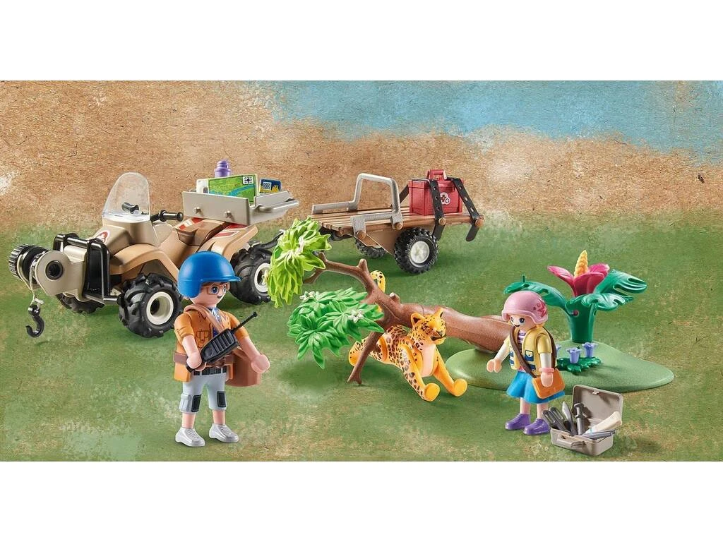 Playmobil Wiltopia Quad Rescate De Animales 71011 2 Playmobil Wiltopia Quad Rescate De Animales 71011 - Imagen 2