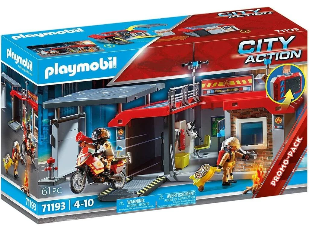 Playmobil Parque De Bomberos 71193 1 Playmobil Parque De Bomberos 71193