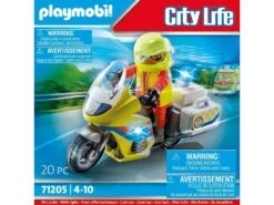 Playmobil City Life Moto De Emergencias Con Luz Intermitente 71205 -Playmobil Ventas 1999968566g02