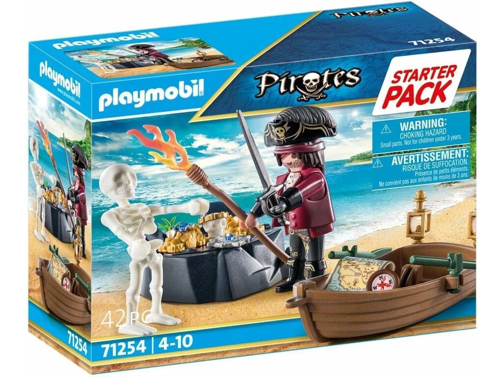 Playmobil Starter Pack Pirata Con Bote De Remos 71254 1 Playmobil Starter Pack Pirata Con Bote De Remos 71254