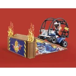 Playmobil - Starter Pack Stuntshow Quad Con Rampa De Fuego 70820 -Playmobil Ventas medias 114