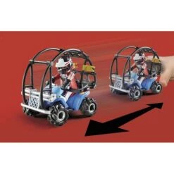 Playmobil - Starter Pack Stuntshow Quad Con Rampa De Fuego 70820 -Playmobil Ventas medias 117