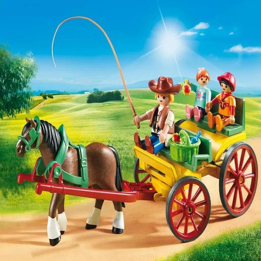 Playmobil Carruaje Con Caballo 3 Playmobil Carruaje Con Caballo - Imagen 3