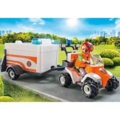 Playmobil - Quad De Rescate Con Remolque - 70053 -Playmobil Ventas medias 316