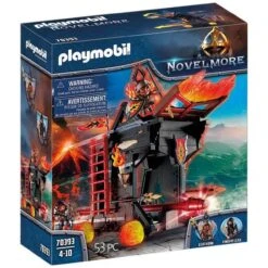 Playmobil - Ariete De Fuego De Los Bandidos De Burnham - 70393
