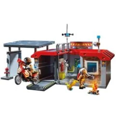 Playmobil - Parque De Bomberos Playmobil City Action Maletín De Juegos ㅤ