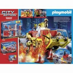Playmobil - Operación De Rescate Con Camión De Bomberos 70557 -Playmobil Ventas medias 42