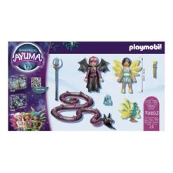 Playmobil - Adventures Of Ayuma - Cristal Fairy Y Bat Fairy Con Animales Del Alma - 70803 -Playmobil Ventas medias 439