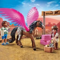 Playmobil - Marla, Del Y Caballo Con Alas Playmobil The Movie - 70074 -Playmobil Ventas medias 475