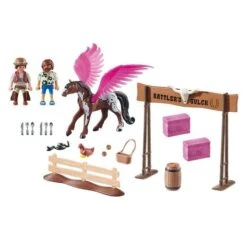 Playmobil - Marla, Del Y Caballo Con Alas Playmobil The Movie - 70074 -Playmobil Ventas medias 476