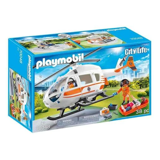 Playmobil - Helicóptero De Rescate - 70048 1 Playmobil - Helicóptero De Rescate - 70048