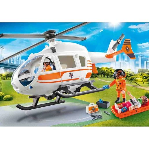 Playmobil - Helicóptero De Rescate - 70048 2 Playmobil - Helicóptero De Rescate - 70048 - Imagen 2