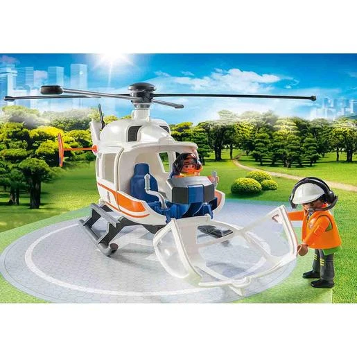 Playmobil - Helicóptero De Rescate - 70048 4 Playmobil - Helicóptero De Rescate - 70048 - Imagen 4