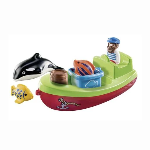 Playmobil - 1.2.3 Pescador Con Bote 70183 4 Playmobil - 1.2.3 Pescador Con Bote 70183 - Imagen 4