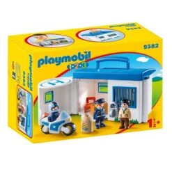 Playmobil 1.2.3 - Maletín Comisaría De Policía - 9382