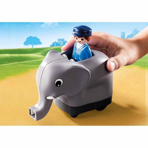 Playmobil 123 - Mi Tren De Animales - 70405 5 Playmobil 123 - Mi Tren De Animales - 70405 - Imagen 5