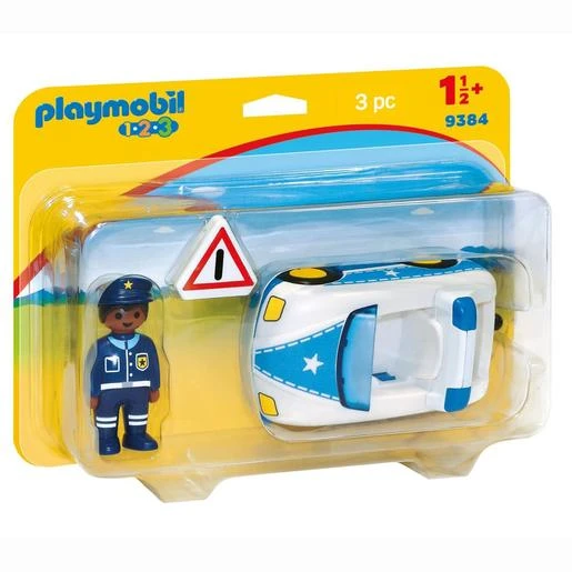 Playmobil - 1.2.3 Coche De Policía 1 Playmobil - 1.2.3 Coche De Policía