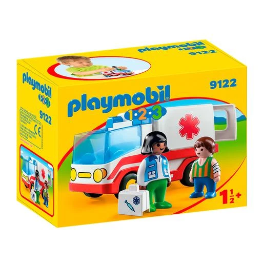 Playmobil 1.2.3 - Ambulancia - 9122 1 Playmobil 1.2.3 - Ambulancia - 9122