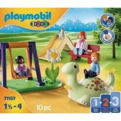 Playmobil - Parque Infantil Playmobil 1.2.3 Con Juguetes Educativos Y De Motricidad ㅤ -Playmobil Ventas medias 693