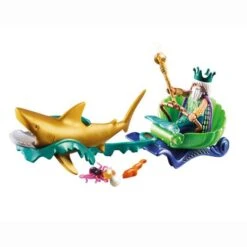 Playmobil - Rey Del Mar Con Carruaje De Tiburón 70097 -Playmobil Ventas medias 9